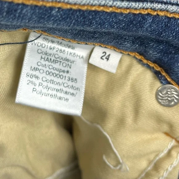 RAG & BONE Jeans Cate Step Hem Mid Rise Ankle Skinny in Hampton Size 24 - Picture 13 of 16